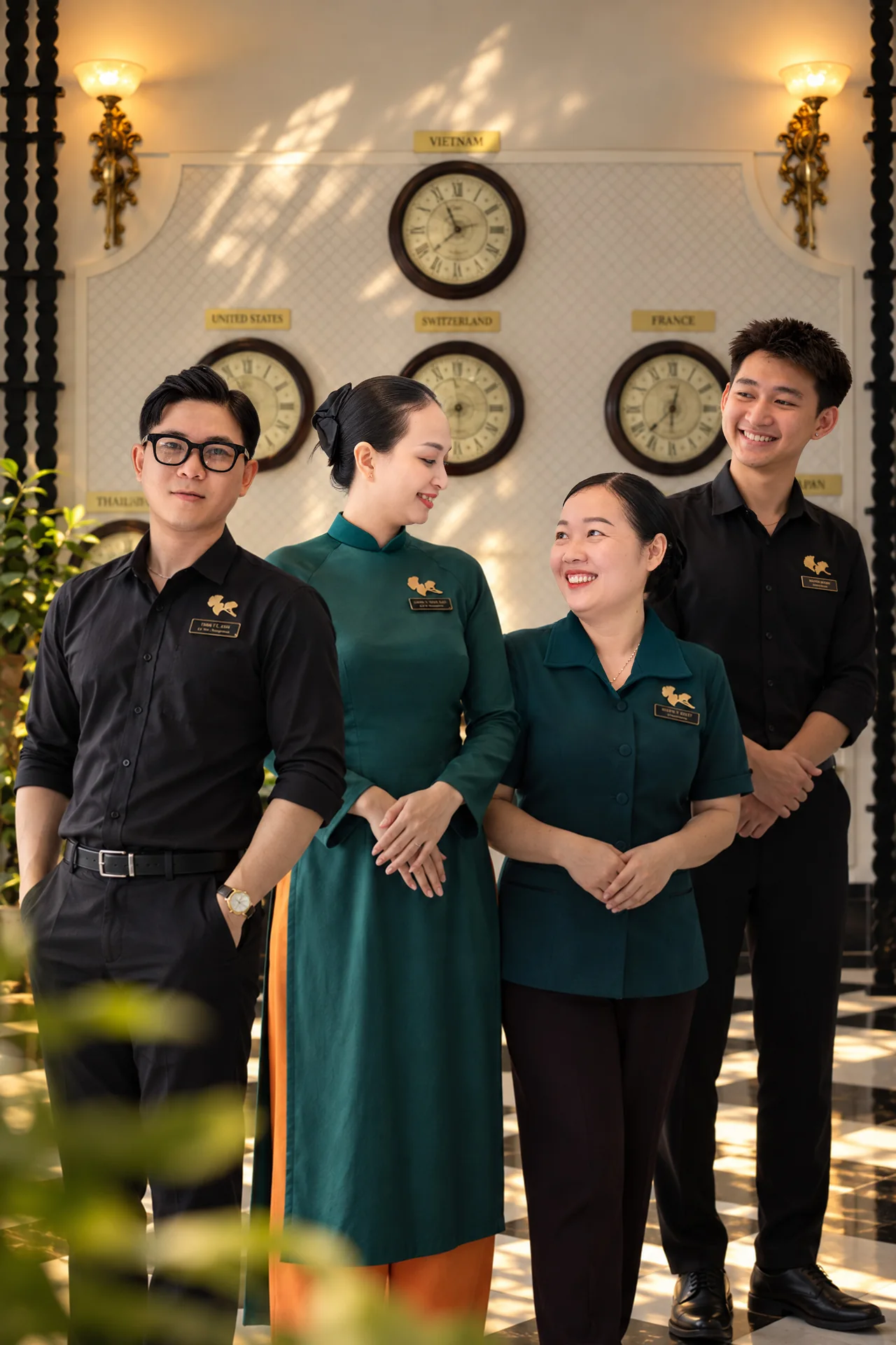 Đội ngũ nhân viên Ginkgo Motel